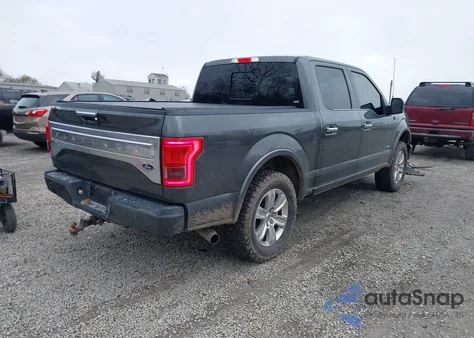 2016 Ford F-150 Platinum from USA, damaged, VIN 1FTEW1EG3GFD34188
